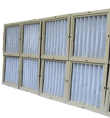 pleated panel filter